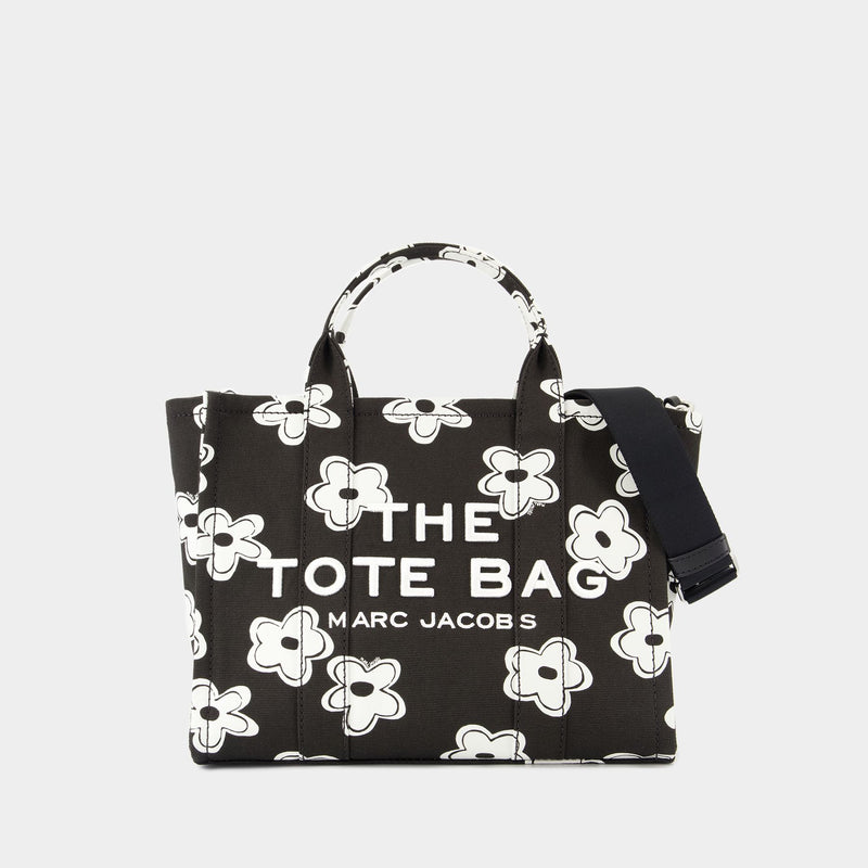 The Medium Tote - Marc Jacobs - Coton - Noir/Blanc