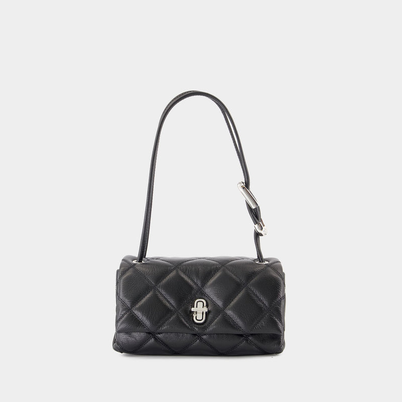 Sac Porté Épaule The Mini Dual Chain - Marc Jacobs - Cuir - Noir