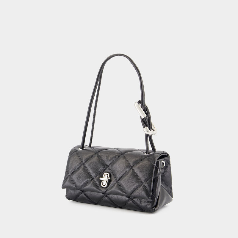 Sac Porté Épaule The Mini Dual Chain - Marc Jacobs - Cuir - Noir