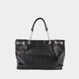 Sac Porté Épaule The Chain Sack - Marc Jacobs - Cuir - Noir