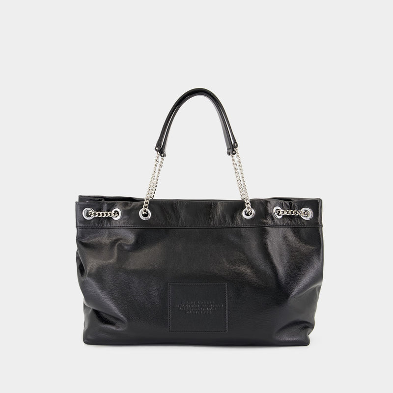 Sac Porté Épaule The Chain Sack - Marc Jacobs - Cuir - Noir