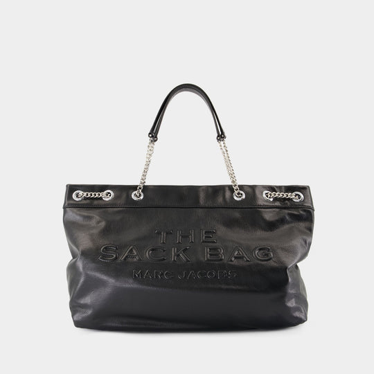 Sac Porté Épaule The Chain Sack - Marc Jacobs - Cuir - Noir