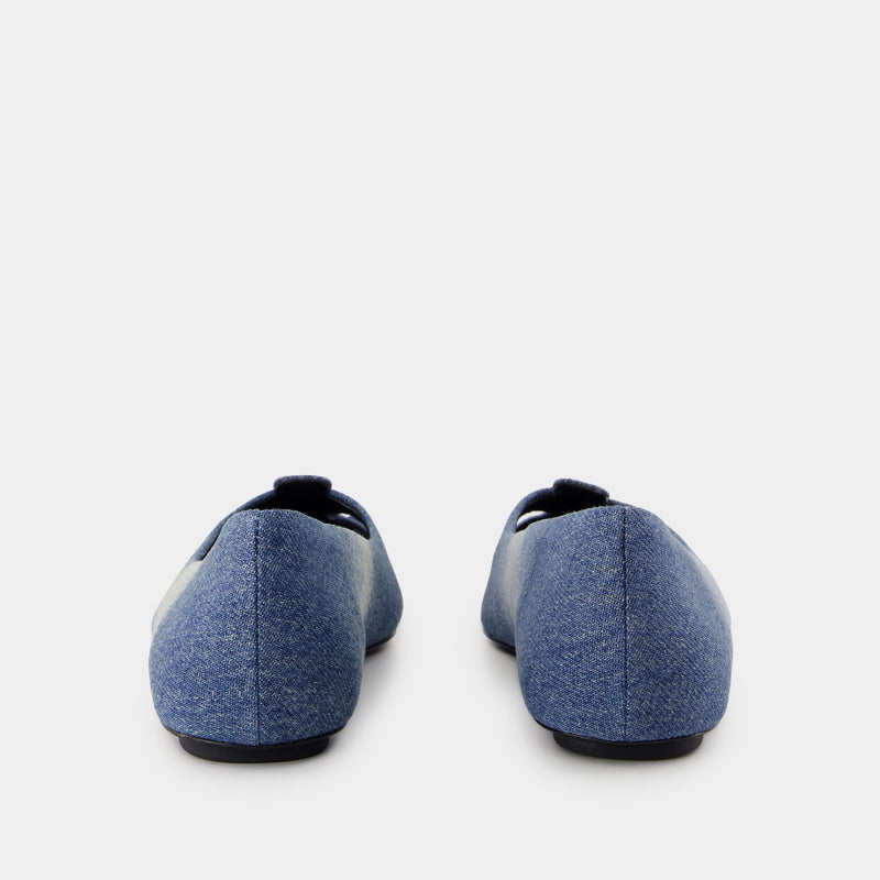 Ballerines The Kat - Marc Jacobs - Coton - Bleu