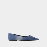 Ballerines The Kat - Marc Jacobs - Coton - Bleu