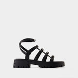 Sandales The Kiki Gladiator - Marc Jacobs - Cuir - Noir