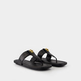 Sandales The Dual T - Marc Jacobs - Cuir - Noir