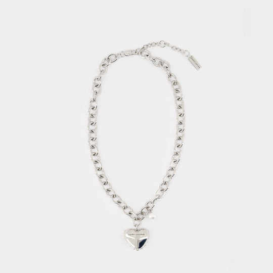 Collier Heart Balloon - Marc Jacobs - Métal - Argenté