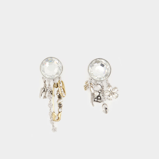 Boucles D'oreilles Grunge Glam Gem - Marc Jacobs - Métal - Doré