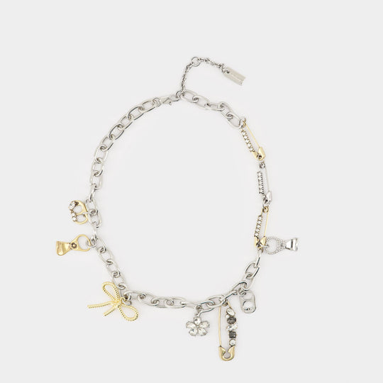 Collier Grunge Glam Charm - Marc Jacobs - Métal - Doré