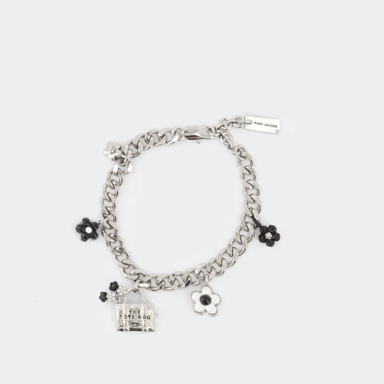 Bracelet Daisy Balloon Charm - Marc Jacobs - Métal - Noir