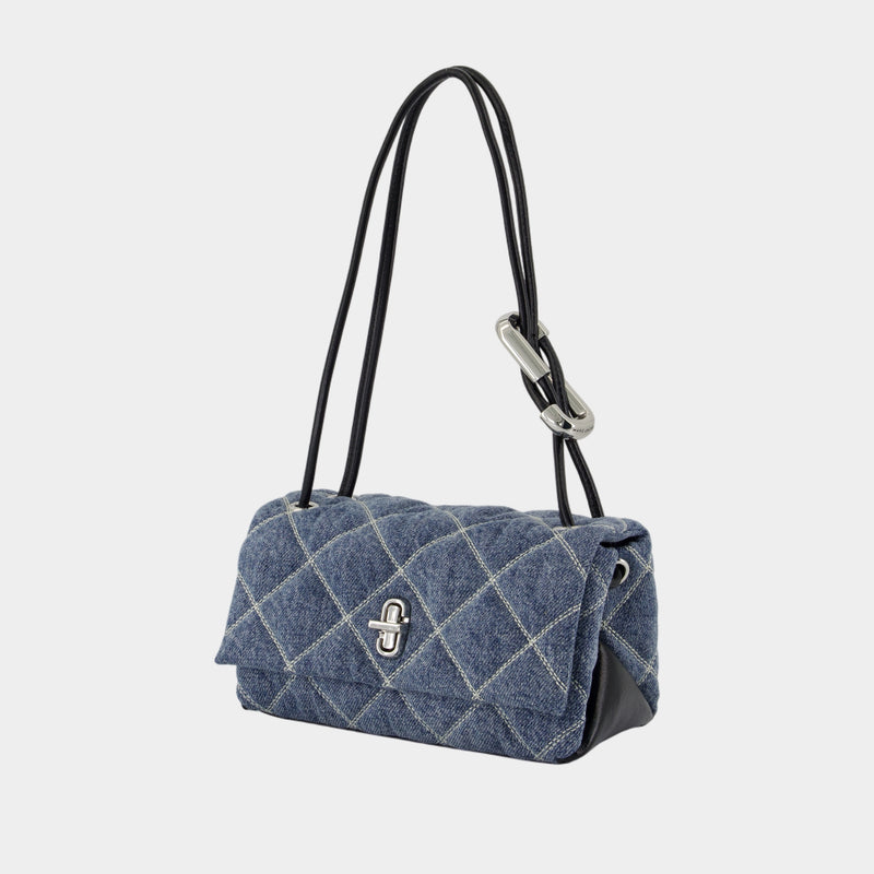 Sac À Main The Mini Dual - Marc Jacobs - Coton - Bleu