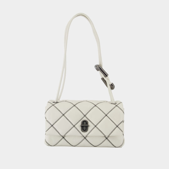 Sac À Main The Mini Dual - Marc Jacobs - Cuir - Blanc