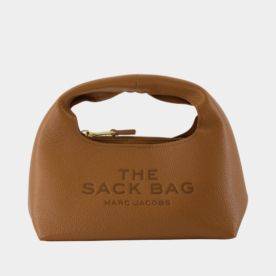 Sac À Main The Mini Sack - Marc Jacobs - Cuir - Marron