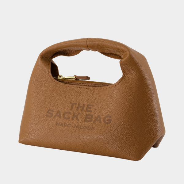 Sac À Main The Mini Sack - Marc Jacobs - Cuir - Marron