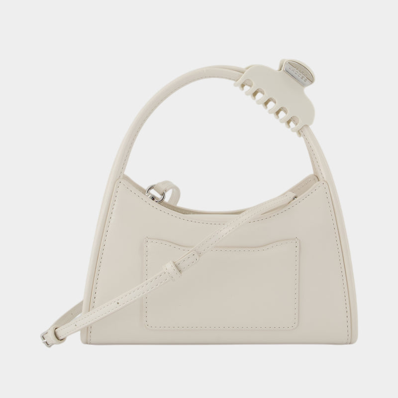 The Claw Clip Crossbody - Marc Jacobs - Cuir - Blanc