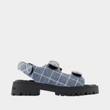 Sandales - Marc Jacobs - Coton - Bleu
