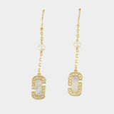 Boucles D'oreilles Mop Drop - Marc Jacobs - Métal - Doré
