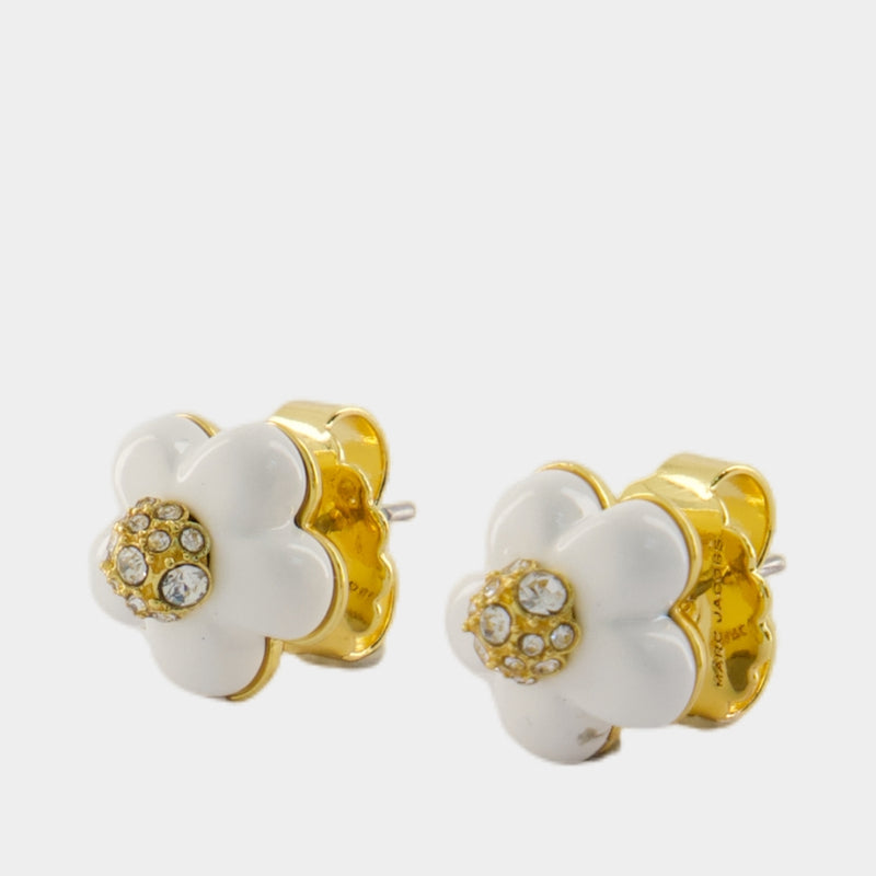 Boucles D'oreilles Wild Daisy Stud - Marc Jacobs - Métal - Doré