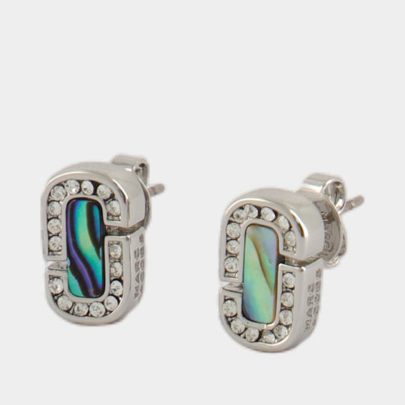 Boucles D'oreilles Abalone - Marc Jacobs - Métal - Argenté