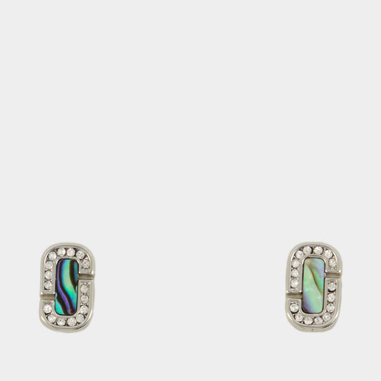Boucles D'oreilles Abalone - Marc Jacobs - Métal - Argenté