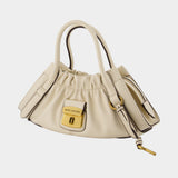 Sac Porté Épaule The Small Satchel - Marc Jacobs - Cuir - Ivoire