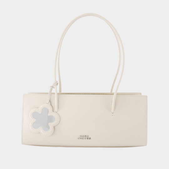 Sac Porté Épaule The Mirror Satchel - Marc Jacobs - Cuir - Blanc