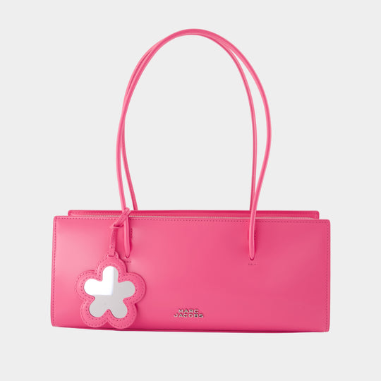 Sac Porté Épaule The Mirror Satchel - Marc Jacobs - Cuir - Rose