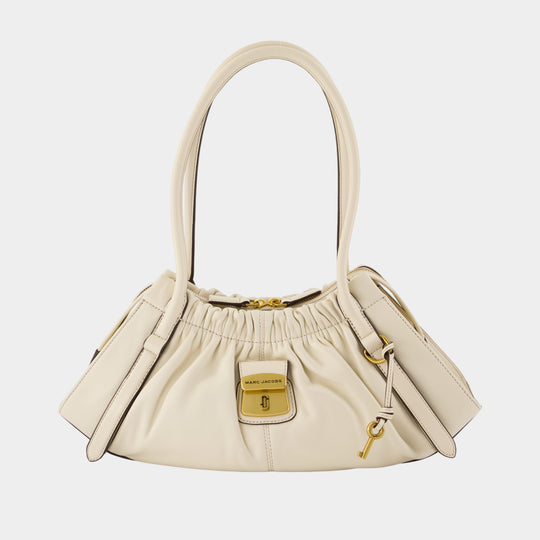 Sac Porté Épaule The Satchel - Marc Jacobs - Cuir - Ivoire