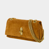Sac À Bandoulière The Dual Chain Mini - Marc Jacobs - Cuir - Marron