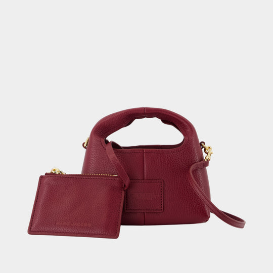 Sac À Bandoulière The Micro Sack - Marc Jacobs - Cuir - Rouge