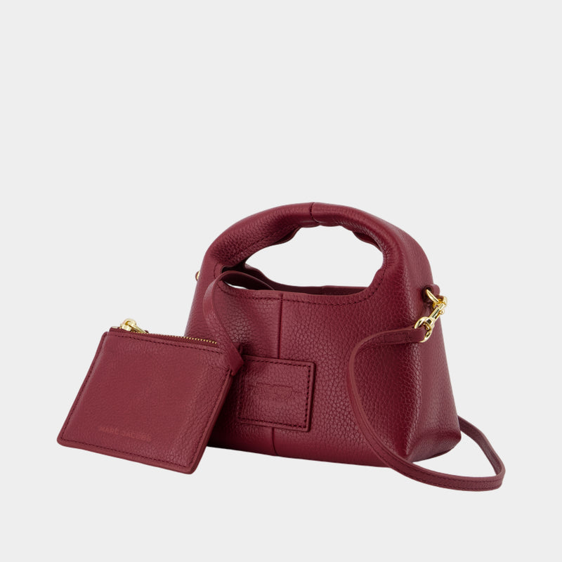 Sac À Bandoulière The Micro Sack - Marc Jacobs - Cuir - Rouge