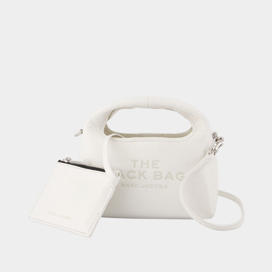 Sac À Bandoulière The Micro Sack - Marc Jacobs - Cuir - Blanc