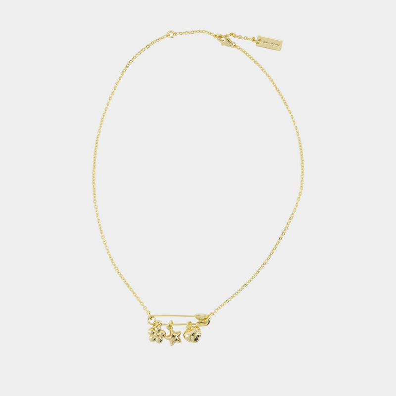 Collier Balloon Charm - Marc Jacobs - Métal - Doré