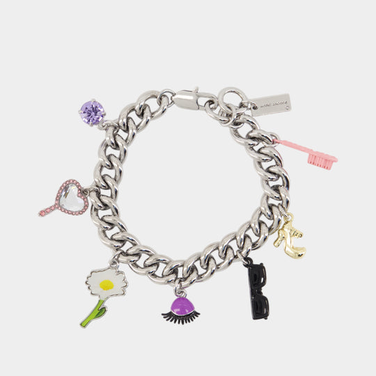 Bracelet Dollhouse Charm - Marc Jacobs - Métal - Argenté