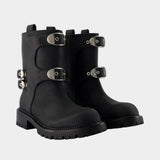 Bottines The Kiki Moto - Marc Jacobs - Cuir - Noir