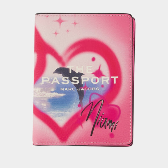 Porte-Passeport - Marc Jacobs - Cuir - Rose