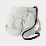 Sac Porté Épaule The Drawstring Mini - Marc Jacobs - Coton - Gris