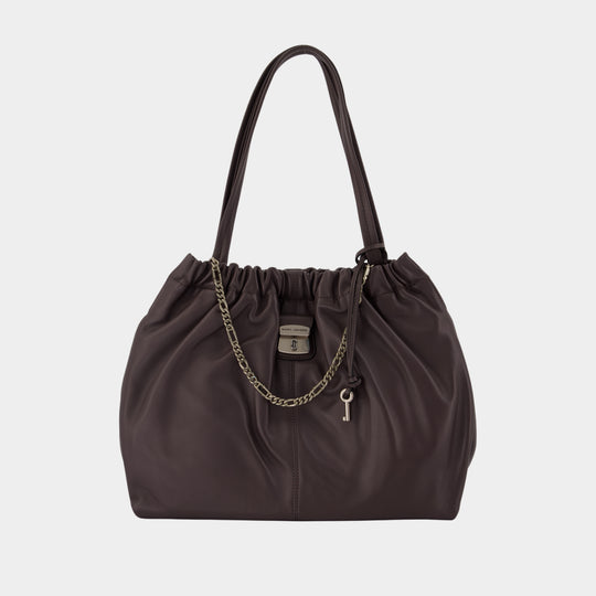 Cabas The Tote - Marc Jacobs - Cuir - Marron