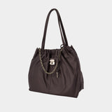 Cabas The Tote - Marc Jacobs - Cuir - Marron