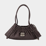 Sac Porté Épaule The Satchel - Marc Jacobs - Cuir - Marron