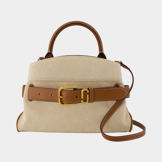 Sac À Main The Small Satchel - Marc Jacobs - Coton - Ivoire