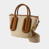 Sac À Bandoulière The Small Tote - Marc Jacobs - Coton - Beige