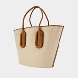 Sac Porté Épaule The Tote - Marc Jacobs - Coton - Beige
