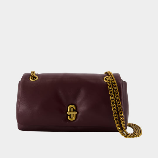 Sac À Bandoulière The Chain Mini - Marc Jacobs - Cuir - Bordeaux