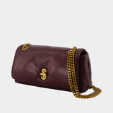 Sac À Bandoulière The Chain Mini - Marc Jacobs - Cuir - Bordeaux
