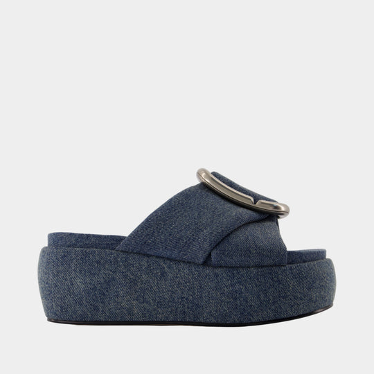Sandales The Platform - Marc Jacobs - Coton - Bleu