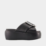 Sandales The Platform - Marc Jacobs - Cuir - Noir