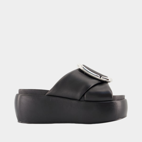 Sandales The Platform - Marc Jacobs - Cuir - Noir