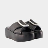 Sandales The Platform - Marc Jacobs - Cuir - Noir