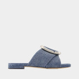 Sandales The Criss Cross - Marc Jacobs - Coton - Bleu